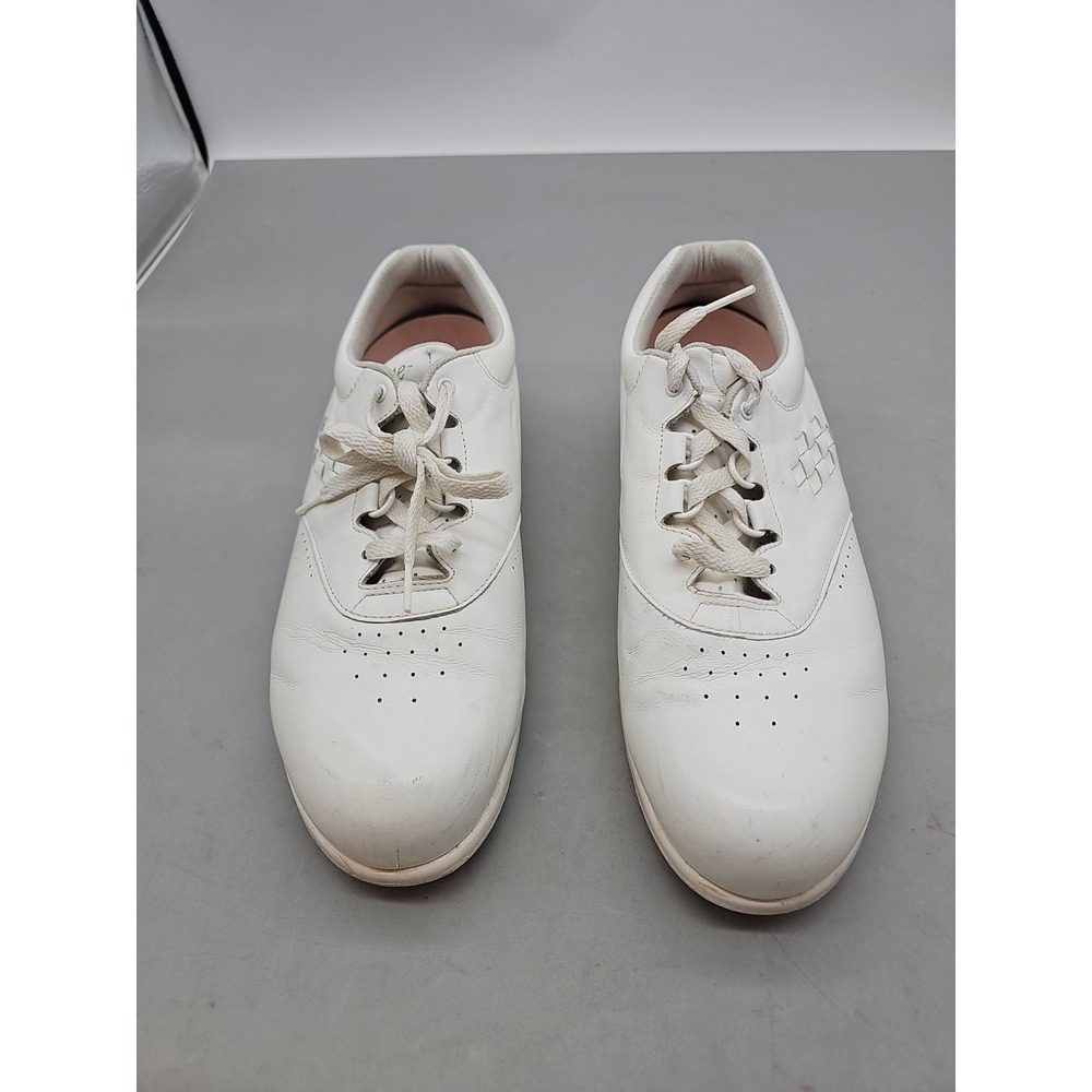 SAS Free Time Shoes Womens 10.5N White Leather‎ Tripad Comfort Made USA Walking